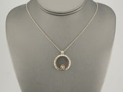 Pandora 925 Silver Floating Locket Necklace, 29 in