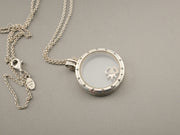 Pandora 925 Silver Floating Locket Necklace, 29 in