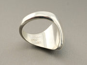 925 Silver Turquoise Cabochon Ring, Size 11