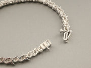925 Silver Diamond Bracelet, 7 in