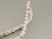 925 Silver Diamond Bracelet, 7 in