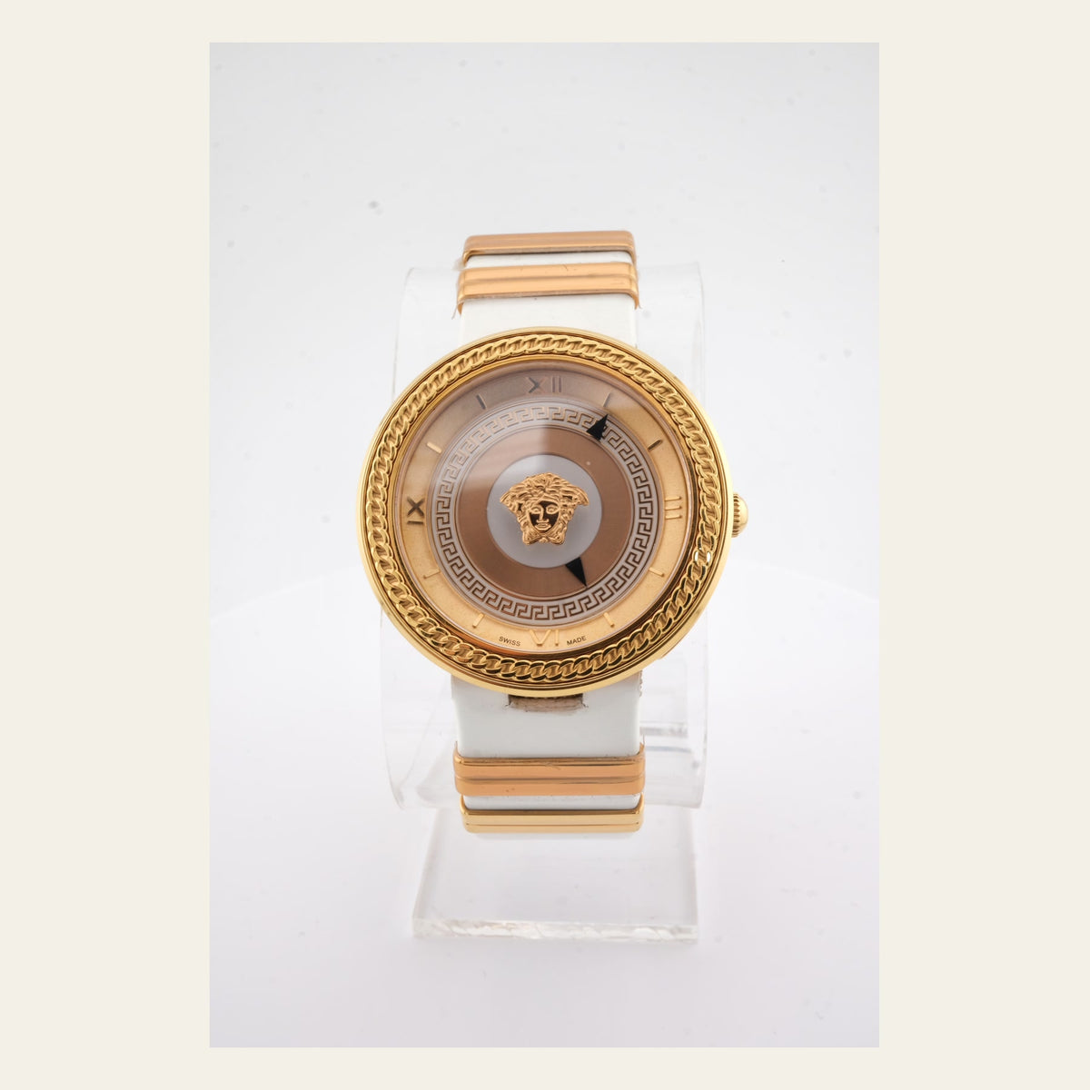 Versace Medusa V-Metal VLC03148151 Gold-Tone Swiss Watch