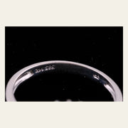 14K White Gold Emerald and Diamond Halo Ring, alternate view 5