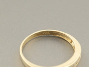 14K Gold CZ Wedding Band Ring, alternate view 8