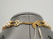 Miriam Haskell Baroque Niki Glass Pearl 2 Strand Crystal Necklace, alternate view 4