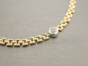 14K Gold Diamonds Panther Link Bracelet, alternate view 9
