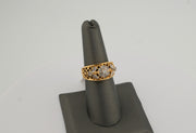 14K Gold Diamonds Floral Ring, alternate view 4