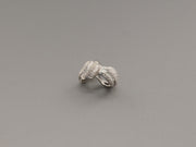 14K White Gold Diamonds Earrings, alternate view 5
