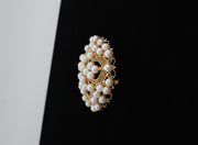 Antique 10K Gold Brooch Pendant with Seed Pearls, alternate view 8