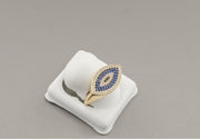 14K Gold CZ Eye Ring, alternate view 6