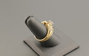 14K Yellow Gold Marquise Diamond Ring, alternate view 8