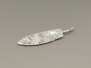 Aileyan Sterling Silver Feather Pendant, alternate view 5