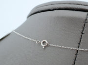14K White Gold Diamond Pendant Necklace, alternate view 5