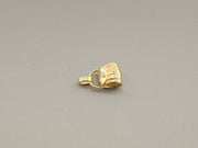 18K Gold Diamond Purse Pendant, alternate view 5