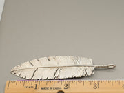 Aileyan Sterling Silver Feather Pendant, alternate view 4