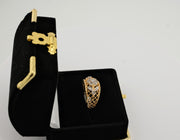 14K Gold Diamonds Floral Ring, alternate view 6
