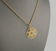 14K Gold Jewish David Star Pendant, alternate view 4