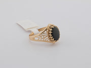 14K Gold Onyx Ring, alternate view 7