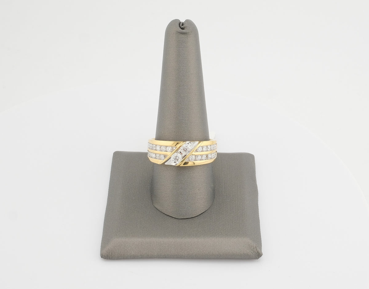 14K Gold Diamonds Ring