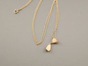 14K Gold Pearl and Purple Gem Necklace, alternate view 5
