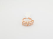 14K Rose Gold CZ Bulky Ring, alternate view 7