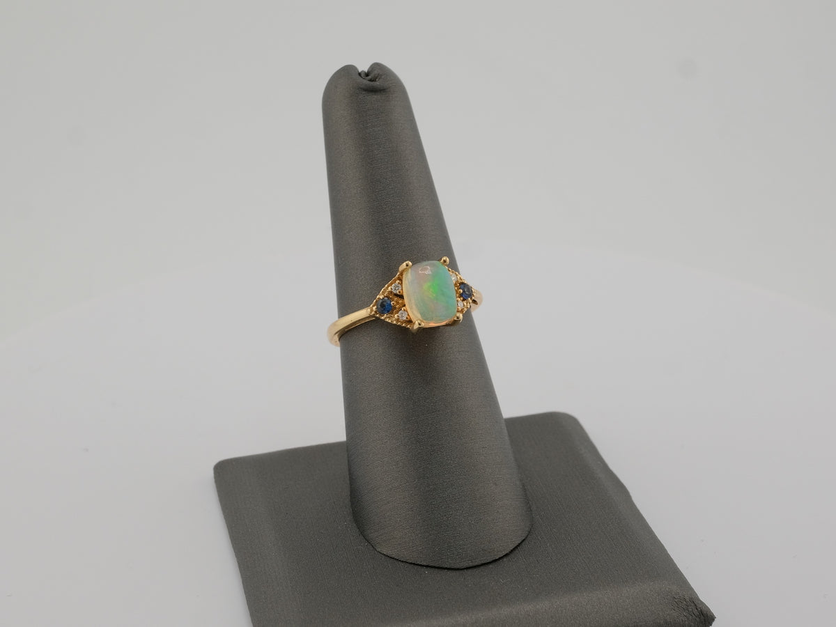 14K Gold Opal Ring