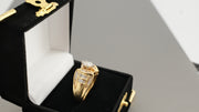 14K Yellow Gold Marquise Diamond Ring, alternate view 3