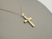 14K Gold Diamond Cross Pendant, alternate view 7