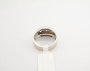 14K White Gold Diamonds and Sapphires Ring, alternate view 4