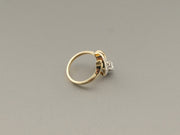 14K Gold Diamond Floral Ring, alternate view 7
