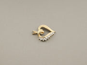 14K Gold Lab Diamonds Heart Pendant, alternate view 5