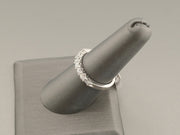 14K White Gold Diamond Wedding Band Ring, alternate view 8