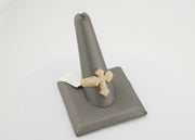 14K Gold CZ Cross Ring, alternate view 2