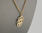 14K Gold Jewish David Star Pendant, alternate view 6