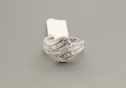 14K White Gold Diamond Ring, alternate view 4
