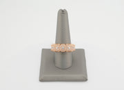 14K Rose Gold CZ Bulky Ring, alternate view 2