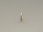 14K Gold CZ Wedding Band Ring, alternate view 3