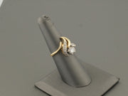 14K Gold Diamond Floral Ring, alternate view 2