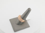 14K Rose Gold CZ Bulky Ring, alternate view 3