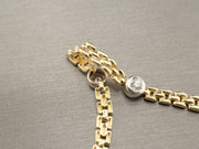 14K Gold Diamonds Panther Link Bracelet, alternate view 6