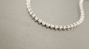 18K White Gold Diamonds Tennis Bracelet, alternate view 4