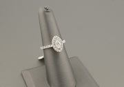 14K White Gold Marquise Diamond Ring, alternate view 6