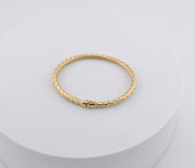 14K Gold Snake Bangle Bracelet, alternate view 5