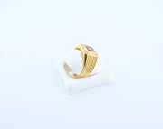 14K Yellow Gold Rubies Diamonds Ring, alternate view 5