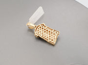 14K Gold Diamonds Jesus Pendant, alternate view 8