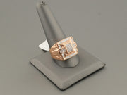 14K Rose Gold Square Diamond Ring, alternate view 4