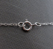 14K White Gold Diamond Pendant Necklace, alternate view 6