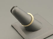 14K Gold CZ Wedding Band Ring, alternate view 7