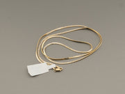 14K Gold Zigzag Two-Tone Chain, alternate view 6