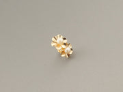 14K Gold Pearl Flower Studs Earrings, alternate view 7